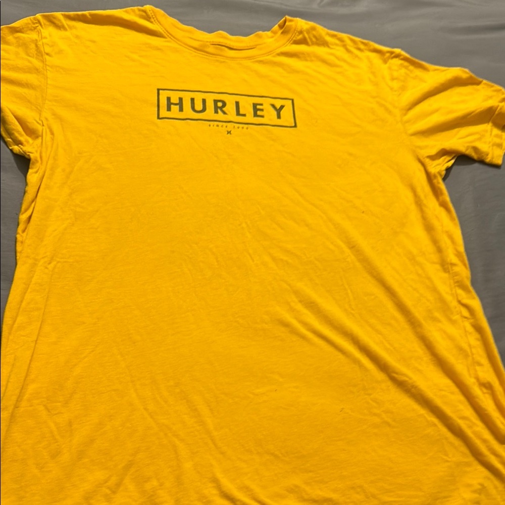 Hurley Men's Bright Yellow Tee